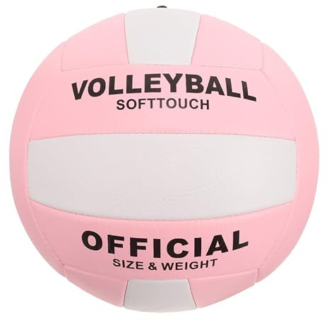 Milisten Ballon de Volley-Ball Rose en PU Précision et Performance Exceptionnelle, pour Entraînement et Matchs en Salle Plusieurs Styles