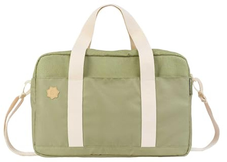 Badabulle Sac à langer Bowling, Grande Contenance 26L, Nombreuses poches, Matelas à langer inclus, Olive