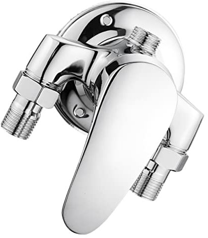 Gadpiparty Grifo De Ducha De Vías Desviador Separador Frío y Caliente Duradero Fácil De Limpiar