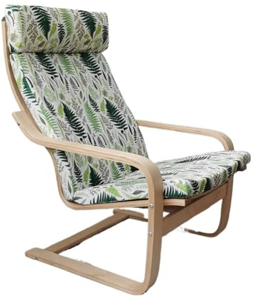 Comfortable Non Slip Cushion for Chair Soft Cotton Rocking Chair Pad with Removable Cover Thick Upholstered Seat Cushion (Color 22) – Ideal for Relaxation and Style