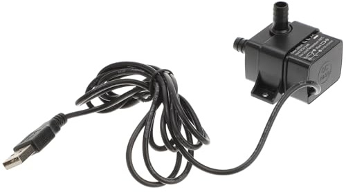 Toyvian Mini Bomba de Agua de Cc sin Escobillas 5v, Sumergible, Compacta, para Acuarios y Fuentes, bajo Ruido, Altura de Impulsión 2 Metros, Bomba para Peceras y Suministros Acuáticos