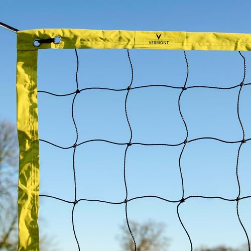 Vermont FIVBA Filet de Beach-Volley de 8,5 m x 0,9 m | Résistant aux UV | Filet d’Entraînement et de Match