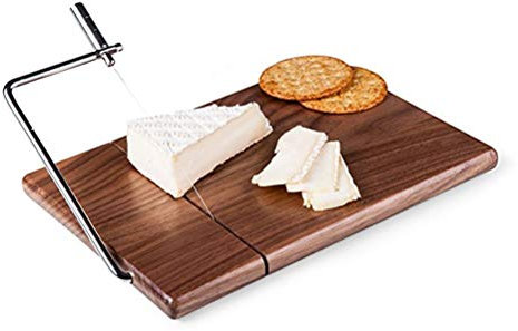 Leikance Cheese Slicer Board,Wire Butter Cutter with Non-slip Base Stainless Steel Cheese Slicer