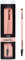 SINCERO SALON Augenbrauenpinsel I Doppelseitig mit Bürstchen und Angeschrägtem Augenbrauenbürste I Perfekt Zum Formen von Augenbrauen, Rose Gold
