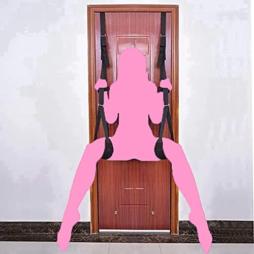 Set di restrizioni del kit di schiavitù sessuale Porta sesso altalena sopra la porta altalena altalena for adulti for coppie sesso appeso altalena fionda coppia sesso Strumenti di gioco per adulti Sex