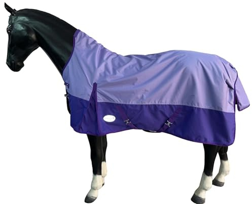 Outdoor Winterdecke Turnout 100% Wasserdicht 600D Regendecke - Lavender/Plum 115cm