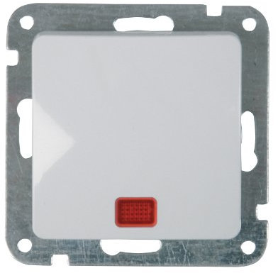 UNITEC Kontrollschalter, Monaco, Serie 202, ultraweiß