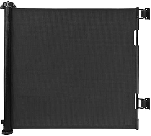 Upgraded Retractable Baby/Pet Gates - Silent One Handed Operation 150x86CM Gates Suitable for Dog, Child and Baby Indoor/Outdoor