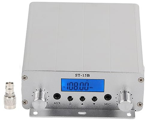 Transmisor FM, 12V/6A Estación De Radio Estéreo De Largo Alcance, 87‑108 MHZ Estación De Radio Estéreo De Largo Alcance Transmisor Transmisor Estéreo Transmisión Fm Para Estación De Radio, Hogar