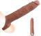 BDSMAGE funda pene realistico de silicona, extensor de pene, juguetes eróticos para pareja sexuales, Hombres Fundas para Pene, retraso de eyaculación, mejora de erección