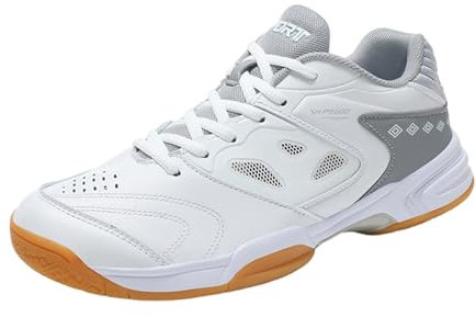Kraftpaid Badminton Squash Schuhe,Tischtennis Schuhe Herren,Atmungsaktiv Badminton Schuhe,Tischtennis Turnschuhe,Frauen Badminton Schuhe,Tennis Squash Schuhe Turnschuhe FüR Tischtennis Volleyball