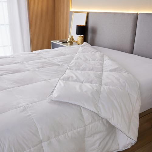 PIKOLIN Home - Edredón Nórdico para Invierno 92% Plumón de 300g | 220x220 | Cama 135/140 | Calidez y Confort Excepcionales