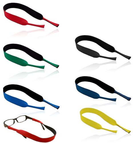 SOGHO Brillenband, 6 Stück Universal Brillenbänder, Brillenkette Damen, Bunt Brillenkette, Verstellbar Sonnenbrillen Kette Brillenschnur für Damen und Herren