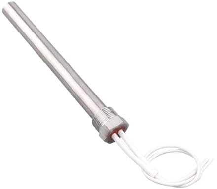 Vqxmhrpw Calentador De Cartucho De Inmersión De Acero Inoxidable 304 DN20 con Rosca NPT De 3/4'', 220 V, 250 W, 500 W, 1 KW, 1,5 KW Y 2 KW.(500w L150mm)