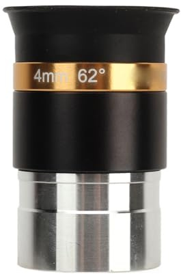 Ejoyous Ocular del Telescopio Asférico, Lente Telescopio de Gran Angular 62 ° Gran Angular de 4 Mm de Longitud para la Observación del Paisaje