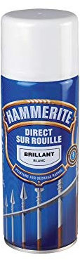 Hammerite - Peinture aérosol / Brillant - Noir
