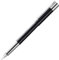 LAMY scala Füllhalter 079 - Füller mit polierter Glanzlackveredelung in der Farbe Schwarz / 14 kt. Goldfeder, partiell platiniert - Federstärke M