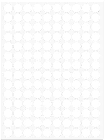 sourcing map 1 Sheet/140Pcs Screw Hole Cover Stickers, 12mm Dia PVC Self Adhesive Covers Caps Dustproof for Wood Furniture Cabinet Shelf Wardrobe, White