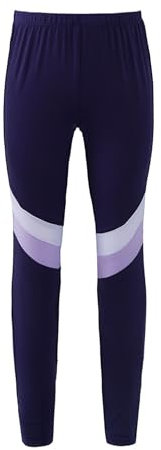 Yeahdor Mädchen Sportleggings Lang Hose Elastischem Bund Sweatpants Gym Sporthose Tanzhose Unterhosen Laufen Training Lavendel 122-128