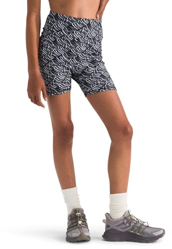 The North Face Girl's Never Stop Bike Shorts, TNF Black Diags Logo Pr, 7 Years