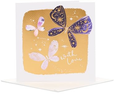 UK Greetings Blank Greeting Card for Her/Friend - Butterflies Design - From The Camden Collection