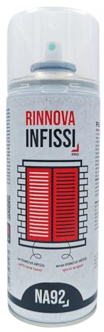 NA92 RINNOVA INFISSI Pro – Detergente Spray per Infissi in Alluminio e Legno | Anti-Aloni, Protettivo Anti-UV e Smog | Ideale per Interni ed Esterni | 400 ml (1)