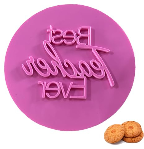 fKiZanthene Best Teacher - Timbro per biscotti per cupcake, biscotti, glassa, fondente, in cucina e feste