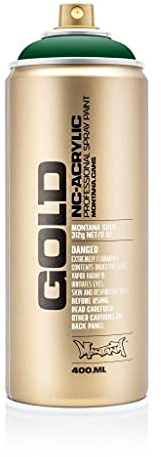 Montana Cans 285097 Spray Can Gold Gld400 6070 400 ml Emerald Green