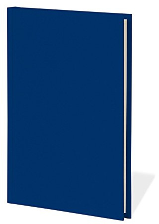 Semikolon 351215 Notizbuch Classic A5 blanko - 176 Seiten, cremeweißes Papier - Lesezeichen - marine blau