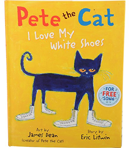 Constructive Playthings HR-220 Pete The CAT I Love My White Shoes, Grade: Kindergarten to 2, 8.85 Height, .65 Wide, 11.3 Length