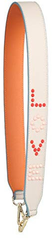 MoreChioce Taschengurt Breit Leder,4cm Breiter Schultergurt Damen Schulterriemen Taschenriemen 90cm Kurz Trageriemen für Handtaschen,Orange