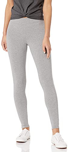 Amazon Essentials Women's Soft Leggings, Grey Heather, X-Large Long