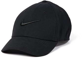 Nike Dri-Fit Club Structured Swoosh Cap, Black/Black, Large/X-Large