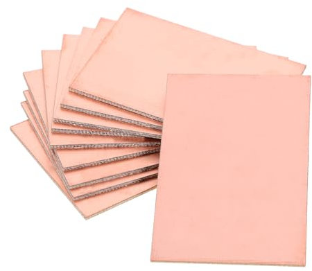 VILLFUL 10 Pezzi Schede Pcb Fai Da Te 5x7cm Singola Faccia Rivestite Fr4 Per Circuiti Stampati Saldatura e Esperimenti Elettronici Progetti Elettronici Portatili