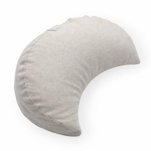 ZAFUZEN Zafú Media Luna para Yoga, Cojín de Meditación – Sand