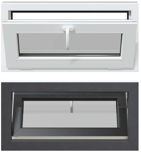 vidaXL Fenêtre de sous-Sol RISOR 80 x 40 cm PVC et Verre