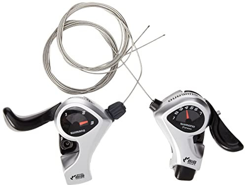 Shimano Tourney/TY SL-TX50 Thumb Shifter Plus - Silver, 6 Speed