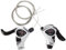Shimano Tourney/TY SL-TX50 Thumb Shifter Plus - Silver, 6 Speed