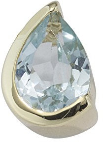 Jobo Damen-Anhänger aus 8 Karat 333 Gold mit Blautopas-Tropfen