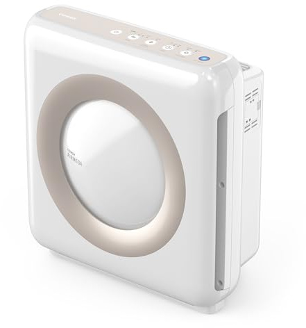 Coway Airmega AP-1512HH(W) True HEPA Purifier with Air Quality Monitoring, Auto, Timer, Filter Indicator, and Eco Mode, 16.8 x 18.3 x 9.7, White