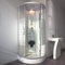 HOME DELUXE - Dampfdusche WHITE PEARL - Maße 90 x 90 cm - inkl. Dampffunktion, Regendusche, Radio und Zubehör I Fertigdusche, Dusche, Duschtempel