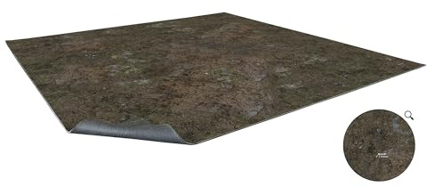 Battle Systems Muddy Streets Gaming Mat 3x3 - Grid