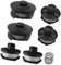 Szwaldaper Strimmer Spool Line, for Maki-ta 196146-9 195858-1, 1.6mm Trimmer Spool Line, for Maki-ta Akkusense 18V DUR1817 DUR181RF DUR181 Grass Trimmer (6 spools+2 caps) Trimmer Spool Line(BLACK 6 sp