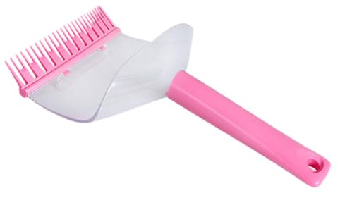 GOOHOCHY Peigne à Frange Abs pour Femmes et Filles, Haute Résistance et Nettoyage Facile, Accessoire DIY pour Coupe de Cheveux Courte et Coiffure Précise