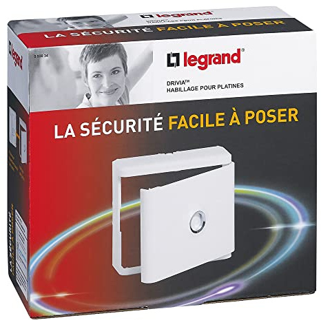Legrand - Porte pour platine disjoncteur ERDF - blanc