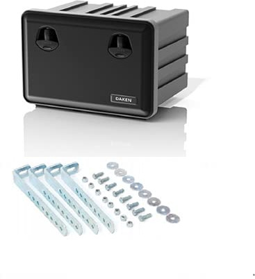 DAKEN Just 600 - Cassetta degli attrezzi da 71,5 l + supporto per cassa/camion