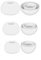 luoshaPUCY Ersatz-Ohrstöpsel für Airpods Pro (S/M/L,Weiß) 3 Paar Silikon-Ohrstöpsel für Airpods Pro Anti Rutsch Soft Silikon Airpods pro Ersatz-ohreinsätze