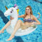 Einhorn Schwimmring, ACTOYS Luftmatratze Einhorn Glitzer, Aufblasbares Einhorn Pool, 130 x 80 x 80cm, Einhorn Schwimmtier Groß, Schwimmreifen Einhorn, Einhorn Schwimmen, für Kinder und Erwachsene