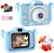 Kids Digital Camera, 1080P HD 2.0 Inch Screen With 32GB Card and Reader, Selfie Camera for Children 3-12 Years Old, Boys and Girls Birthday Christmas Toy