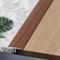 REDEXI Barre De Transition De Bordure De Porte De 90 Cm, Profilé De Transition en Métal en T, Bande De Seuil Étanche avec Finition De Grain De Bois, Bande De Sol Découpable(Light Walnut,W2cm/0.79in)